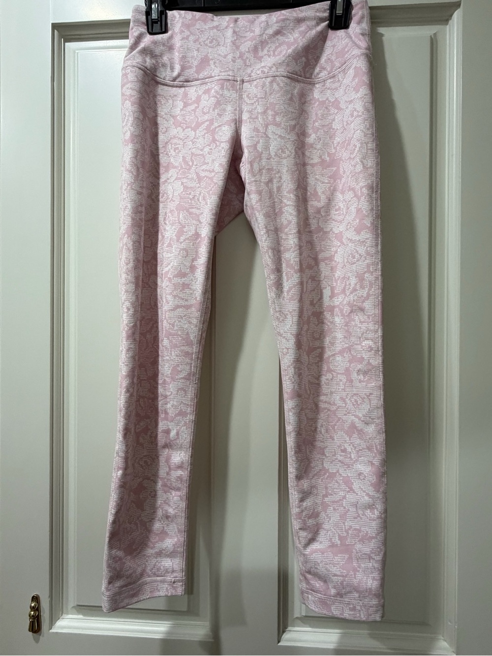 Zella Pink and White Floral Leggings